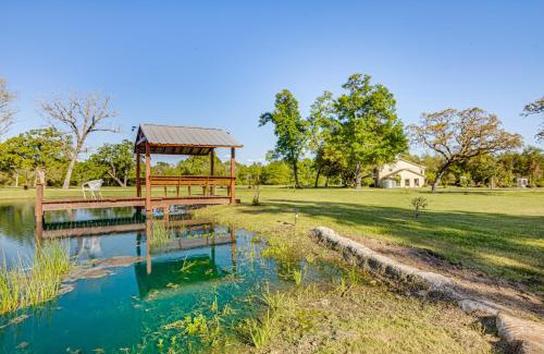 Madisonville House | Spacious Madisonville Estate with Grill and Pond Views