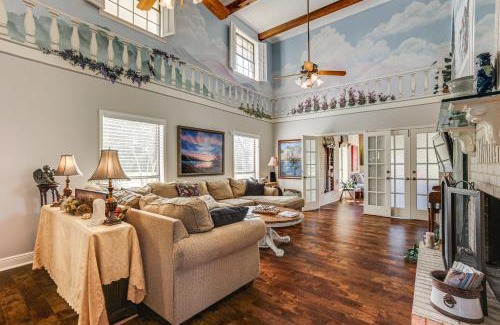 Madisonville House | Spacious Madisonville Estate with Grill and Pond Views