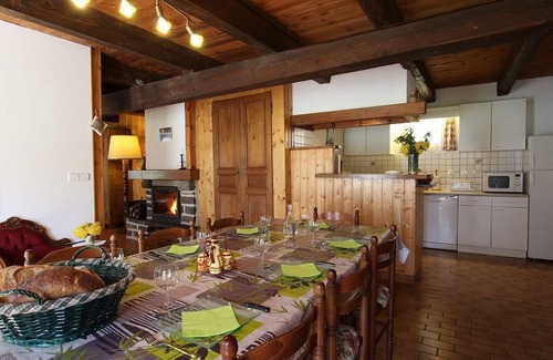 Araules Cottage | Spacious Stone House in Meygal Forest with Terraces, Fireplace, and Kids' Play Area