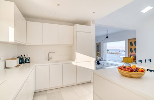 Chrissi Akti Villa | Spectacular house for 10 people with stunning sea views near Golden Beach