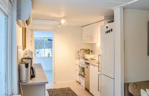 Sodertalje House | Spend an unforgettable vacation near the lake in this inviting vacation home.