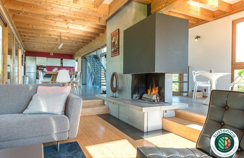Saint-Eustache Ski Chalet | ST JORIOZ - Wood & Art avec vue lac à 360°