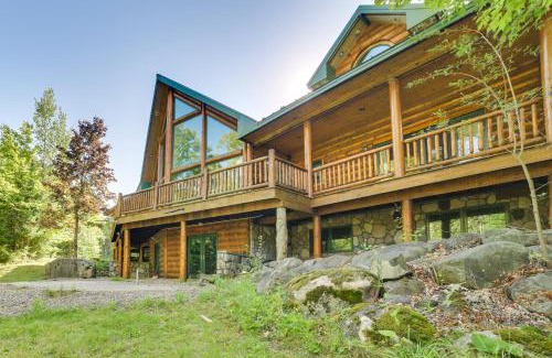 Barbeau House | St Marys River Views Cabin with Wraparound Deck!