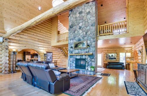 Barbeau House | St Marys River Views Cabin with Wraparound Deck!