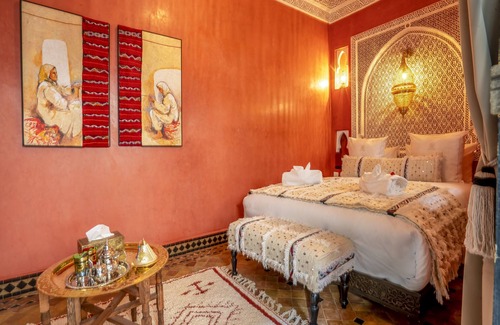 Kasbah House | Standard double room with patio view