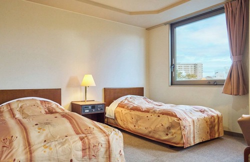 Ote Hotel | Standardroom without meals Deluxe twin on the Fukui castle ruins side/Fukui Fukui