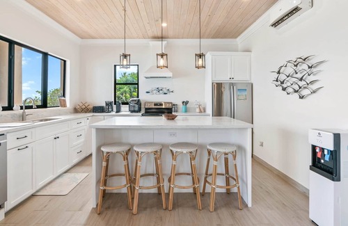 Farmer's Hill Villa | Stay Blessed Villa, New Build, Always Sandy Beach, Walkable To Restaurant By Beach!