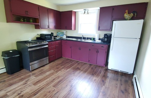 Auburn Apartment | Steel Hideaway, first floor easy access, king bed, fenced yard, fast wifi
