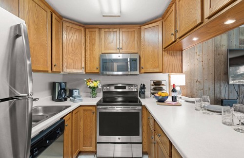 Snowmass Village Condo | Steps To Snowmass Base Village & Lifts! Pool & HT, Patio W/Grill, Covered Parking, Wood FP