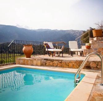 Goni Villa | Stone Built Villa Galatia, Poolside & Perfect View