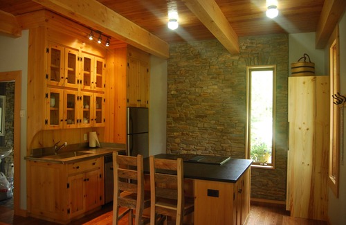 Mount Robson House | Stone Gatehouse in Mt. Robson Park Near Jasper Nat. Park, Ab
