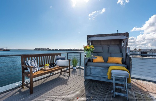 Olpenitz House | "Störtebeker" water house on a Baltic Sea vacation in Olpenitz - with roof terrace & sauna