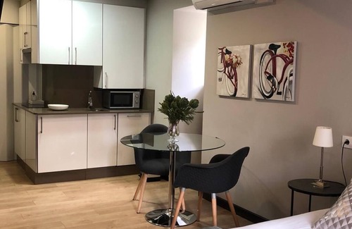 Santiago de Compostela Apartment | Studio 150 m. Cathedral - garden, terrace, wifi - Ground floor