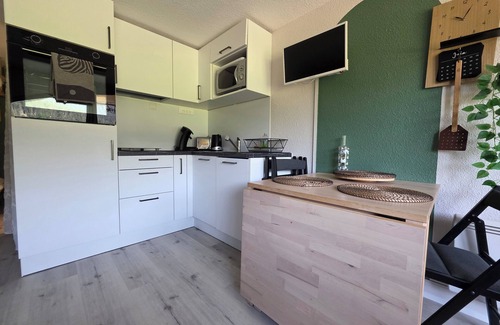Campan Apartment | studio 5 people facing the lake and the Pic du Midi