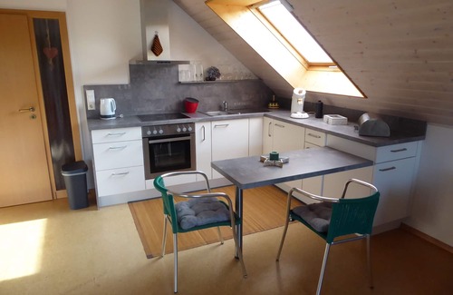 Dennach Apartment | Studio apartment with a large balcony and a beautiful view