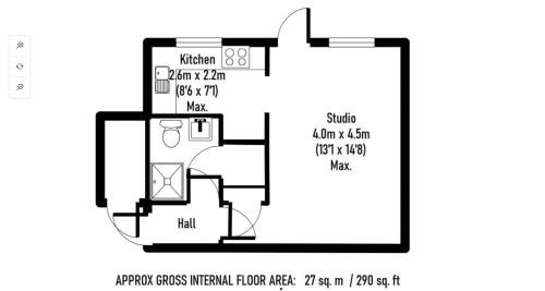 Carterton Apartment | Studio Apartment with spacious garden in Carterton