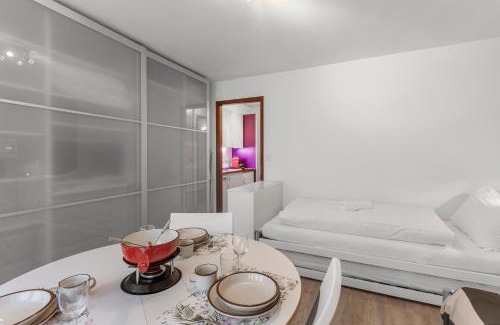 Chermignon Apartment | Studio chaleureux avec terrasse