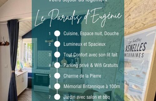Ver-sur-Mer Apartment | Studio Confort Bourg de Mer sur Gold Beach