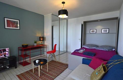 Le Couchant Apartment | Studio de 33 m2, vue et bord de mer, parking