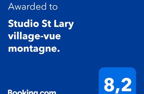 Saint-Lary-Soulan Apartment | Studio St Lary village-vue montagne.