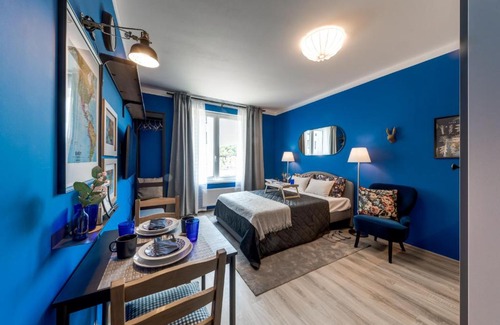Prague 9 Apartment | Studio Travel Blue, Harfistka Residence, O2 Arena