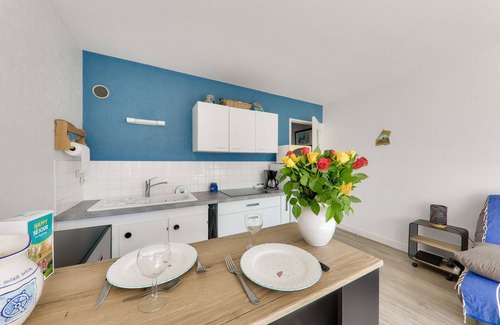 Saint-Jacques Apartment | Studio with a beautiful terrace for 2 people - Sarzeau