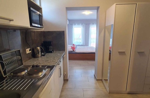 Heviz Apartment | Studio with air conditioning and internet near the city center