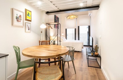 Tudela Apartment | Studio with one double or two single beds