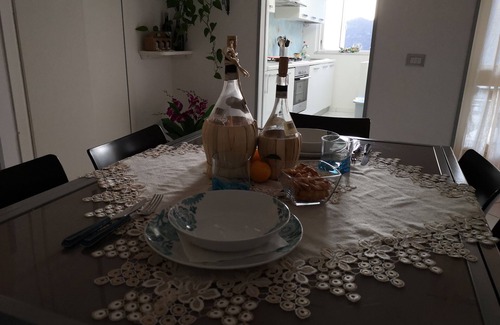 Montepertuso Apartment | Stunning home with private parking included and views of Positano