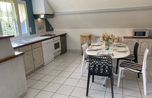 Portbail House | Stunning private villa for 5 people with WIFI, TV and terrace