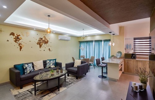 La Julia Condo | Stylish, Cozy City Center 2 bedroom 2 bath Apt, Full AC, Pool, Near All.