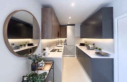 Tower Hamlets Apartment | Stylish Designer Apartment - 1 minute walk to Mile End tube station