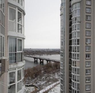 Obolon' Apartment | Stylish Panoramic apartments Dnipro Sail riverside