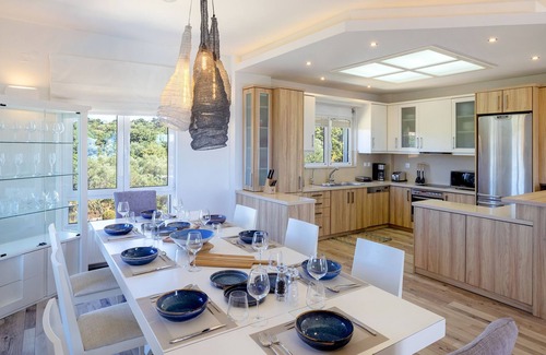 Atsipópoulon Villa | Sublime views, child friendly villa, sports & wellness facilities, full privacy!