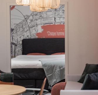 Saint-Thomas-d'Aquin Apartment | SUITE SARTRE : au cœur de la Rive Gauche, neuf, design, 2/4 personnes
