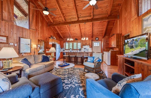 Brigands' Bay House | SUMMER SAVINGS - Canalfront Home with Hot Tub, Private Boat Dock, and Smart TVs