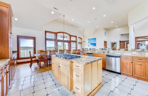 Buxton House | SUMMER SAVINGS - Soundfront Dog and Handicap Friendly w/Pool, Hot Tub, Elevator