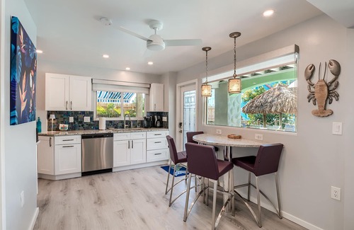Fort Myers Beach Villa | SUMMER SPECIAL "ParrotEyes FMB" North Island Beauty! Pvt Pool, TOTAL RENOVATION