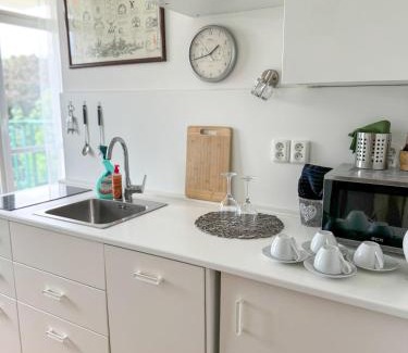 Prague 4 Apartment | Sunny Flat with Terrace & Park View Near City Centre