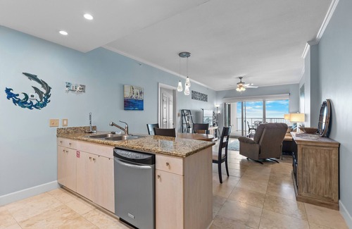 Biloxi Condo | Sunset Spectacular! Beach getaway steps from the sand! Snowbirds haven!