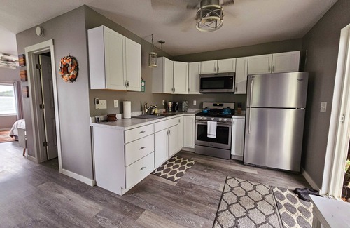 Faribault Cabin | Super spacious cabin. Simple layout and great views overlooking the lake!