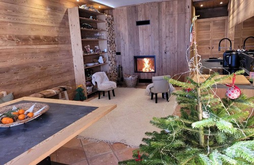 Megeve Apartment | Superb apartment, ski in ski out, garden and fireplace.