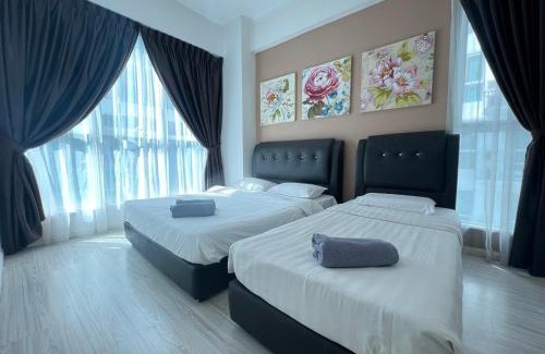 Kampung Sembulan Baru Apartment | Sutera Avenue KK Infinity Pool 10 mins to Airport 10 mins to Jetty LSS HomeStay