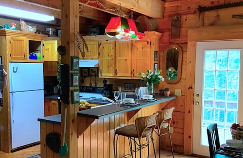 Oneida Cabin | Sweet Gum Falls Quaint Log Cabin With Hot Tub