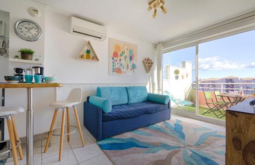 Frontignan Apartment | T2 Mer à 80m Soleil Climatisé Frontignan Plage le parfum du sud