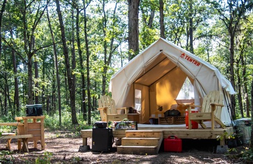 Florence RV Rental | Tentrr Signature Site - The Woods at Black Creek - Duck Blind