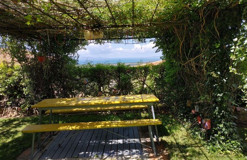 Scarlino Apartment | The Atelier. Artist's apartment sea view with plant and sculpture garden