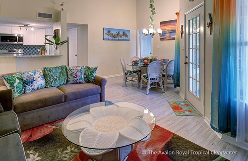 Clearwater Condo | The Avalon Royal Tropical : Warm, Exotic and Colorful