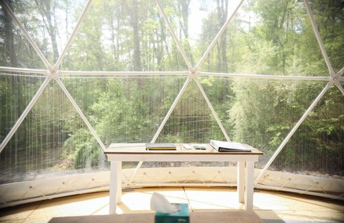 Mingoville Apartment | The Bellefonte Campground presents: The Yurt with sauna I 1 Bedroom Yurt experience