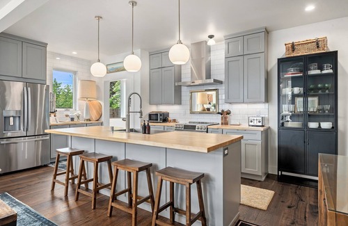 Fairhaven House | The Black Squirrel in Fairhaven: Boho-Modern Home Near Trails & Town